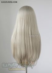 League of Legends KDA Ahri grayish blonde 75cm long straight wig