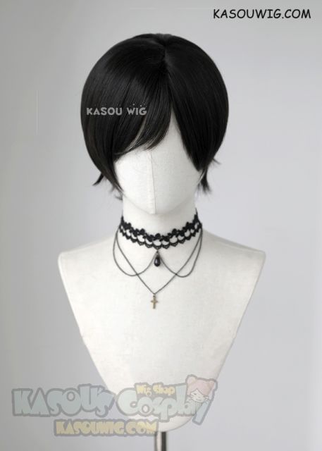 Resident Evil Ada Wong short black straight cosplay wig lady wig