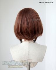 Uraraka Ochako shoulder length brown bob wig KA026