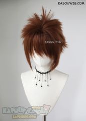 S-5 KA026 31cm / 12.2" short Walnut Brown spiky layered cosplay wig