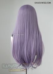 L-2 / SP33 grayish purple long 75cm long straight wig . Heating Resistant fiber