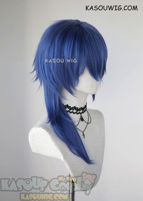 Hypnosis Mic Fling Posse Dice Arisugawa 60CM layered blue cosplay wig