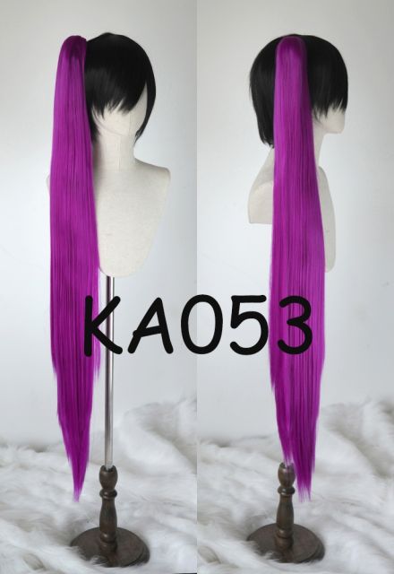 [KA044-SP40]  A-3/ 110cm super long straight clip on ponytail