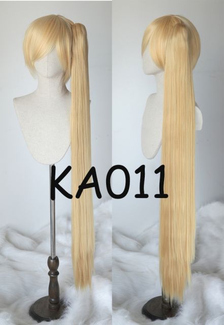 [KA001-KA044] A-3/ 110cm super long straight clip on ponytail