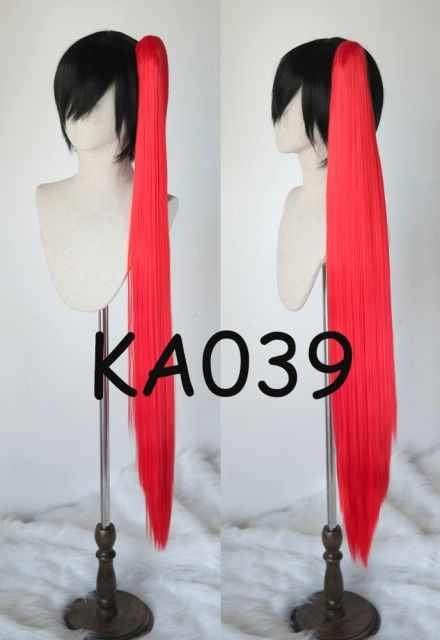[KA001-KA044] A-3/ 110cm super long straight clip on ponytail
