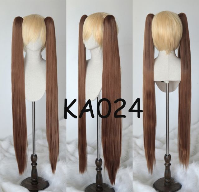 [KA001-KA044] A-3/ 110cm super long straight clip on ponytail