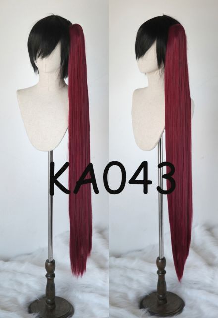 [KA001-KA044] A-3/ 110cm super long straight clip on ponytail