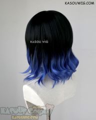 Kimetsu no Yaiba Demon Slayer Inosuke Hashibira black blue ombre cosplay wig