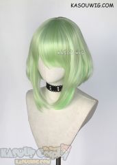 PROMARE Lio Fotia short light yellowish green bob cosplay wig. two-tone