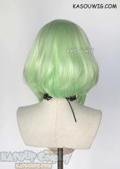 PROMARE Lio Fotia short light yellowish green bob cosplay wig. two-tone