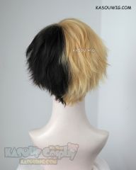 Gravity Falls Bill Cipher short yellow brown split cosplay wig