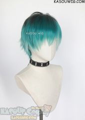 Hypnosis Mic Dotsuitare Hompo Sasara Nurude short green ombre cosplay wig