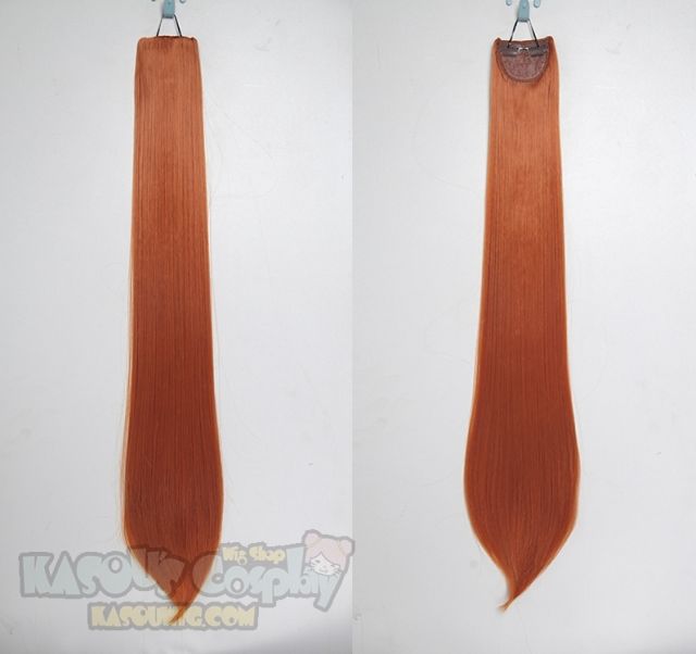 60cm straight clip-in extension KA001-KA065