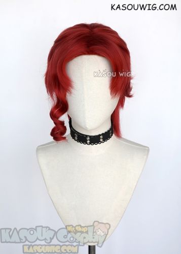 JOJO JoJo's Bizarre Adventure Noriaki Kakyoin pre-styled red cosplay wig