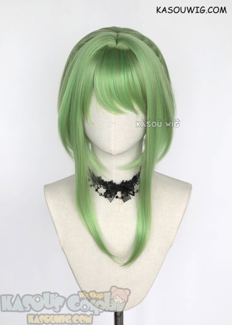 Jibaku Shounen Hanako-kun Nanamine Sakura 44cm/17.3'' green bob wig