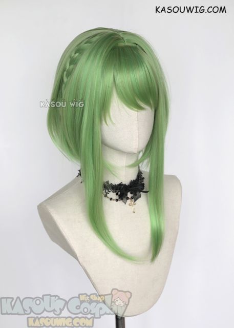 Jibaku Shounen Hanako-kun Nanamine Sakura 44cm/17.3'' green bob wig