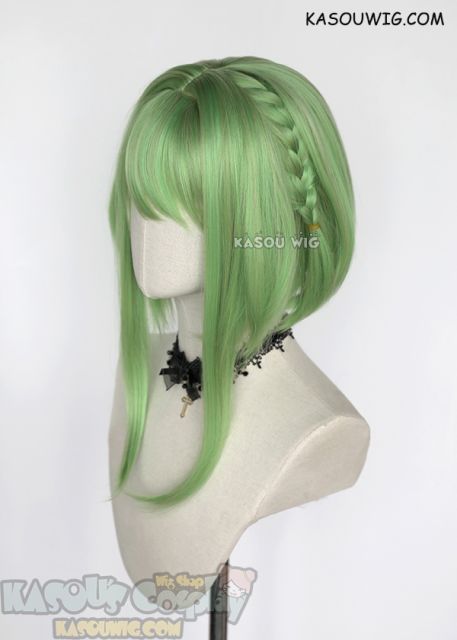 Jibaku Shounen Hanako-kun Nanamine Sakura 44cm/17.3'' green bob wig