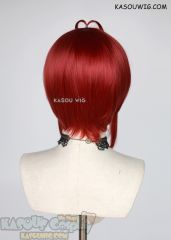 Twisted Wonderland Riddle Rosehearts short red wig