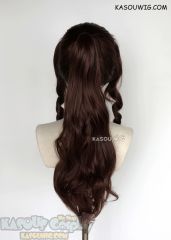 FF7 / Final Fantasy VII Aerith Gainsborough 85cm/ 33.5" long wavy cosplay wig