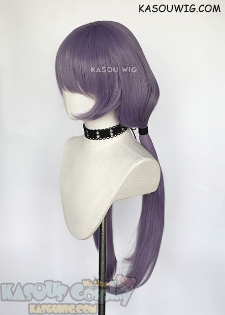 Kyokou Suiri In/Spectre Nanase Karin 85cm long pigtails purple wig