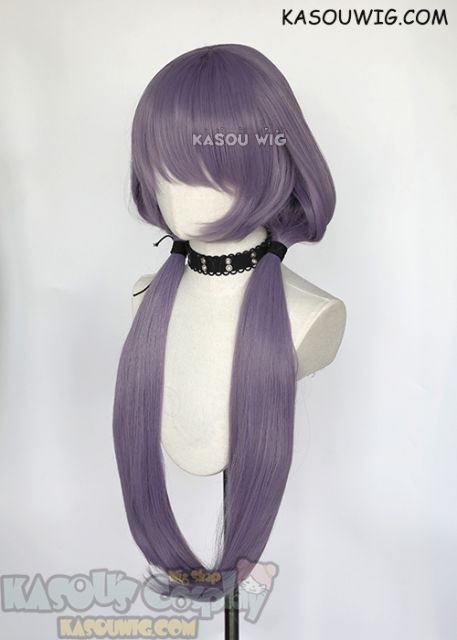 Kyokou Suiri In/Spectre Nanase Karin 85cm long pigtails purple wig