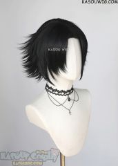 Devilman Crybaby Akira Fudo Hypnosis Mic Buster Bros!!! Yamada Jiro middle parted black layered wig