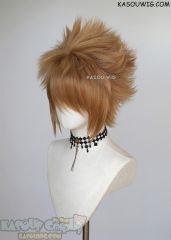 S-5 KA023 31cm / 12.2" short caramel spiky layered cosplay wig