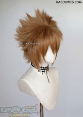S-5 KA023 31cm / 12.2" short caramel spiky layered cosplay wig