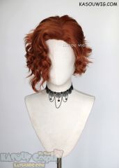 The Arcana Julian Devorak Auburn brown side parted curly wig