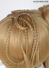 FFX FF10 Rikku blonde ponytail cosplay wig