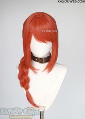 Chainsaw Man Makima mixed reddish orange braid wig