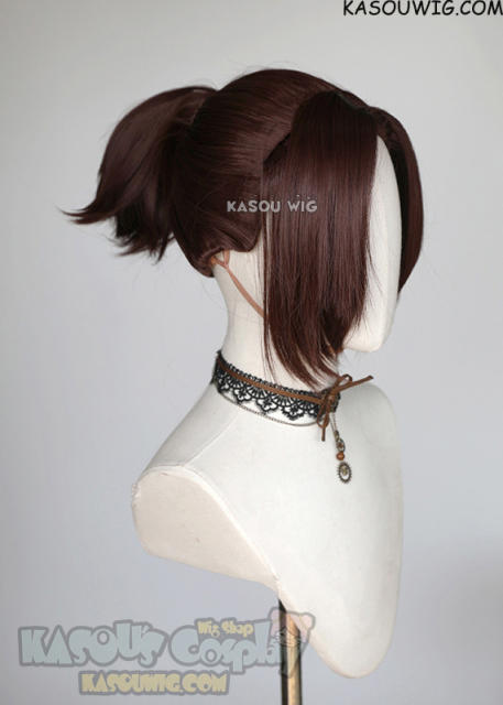 Attack on Titan S4 Sasha Blouse brown ponytail wig