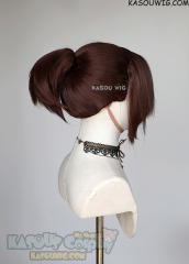 Attack on Titan S4 Sasha Blouse brown ponytail wig