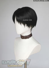 Attack on Titan Levi short undercut natural black wig