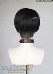 Attack on Titan Levi short undercut natural black wig