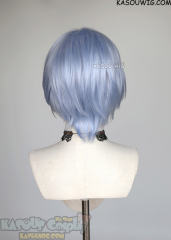 EVA Rei short thick blue cosplay wig