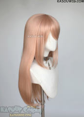 Blast of Tempest / Zetsuen no Tempest Kusaribe Hakaze L-2 / SP20 peach pink 75cm long straight wig . Hiperlon fiber