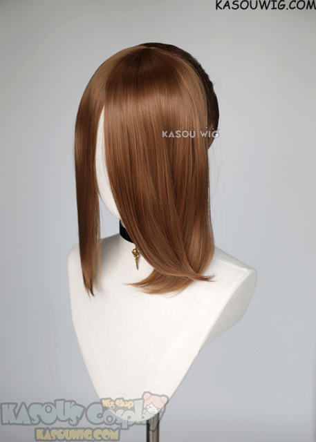 S-3 / KA024 light brown ponytail base wig with long bangs