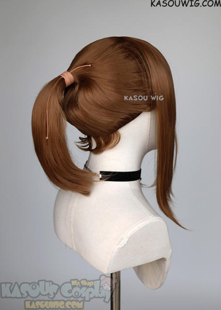 S-3 / KA024 light brown ponytail base wig with long bangs