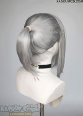 S-3 / KA003 light gray ponytail base wig with long bangs