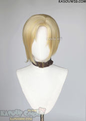 Attack on Titan/ Shingeki No Kyojin Annie Leonheart blonde cosplay wig with a messy bun