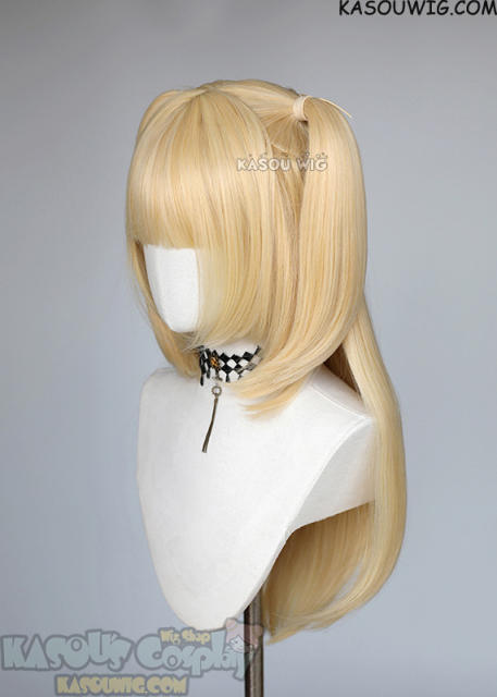 Death Note Misa Amane yellow blonde pigtail wig. 80cm long