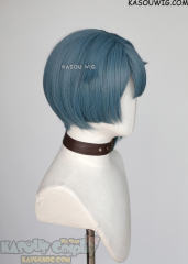 Genshin Impact Xingqiu grayish blue bob wig