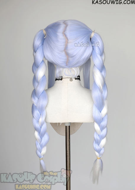 Hololive Usada Pekora 85cm long braided pigtail wig