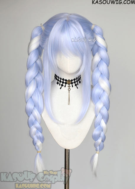 Hololive Usada Pekora 85cm long braided pigtail wig