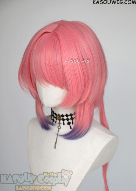 Kobayashi san Chi No Maid Dragon Ilulu 90cm long curly pink purple wig
