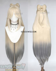 Genshin Impact Ningguang 110cm long light blonde cosplay wig