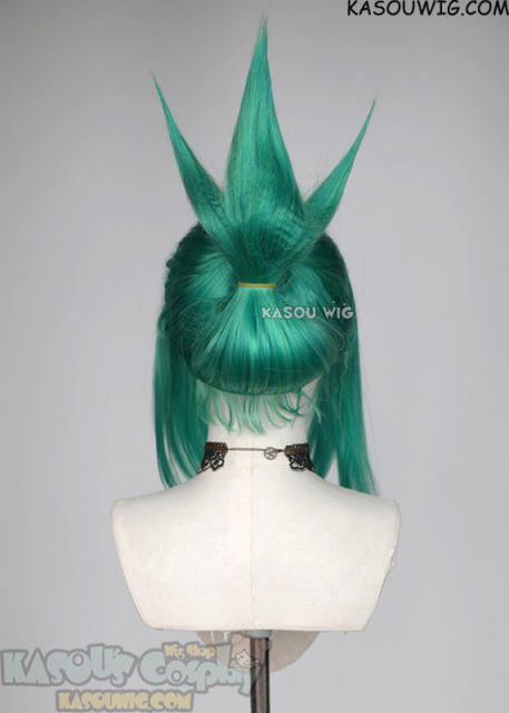 【Styling is required】 Shaman King Tao Jun green ponytail with spikes