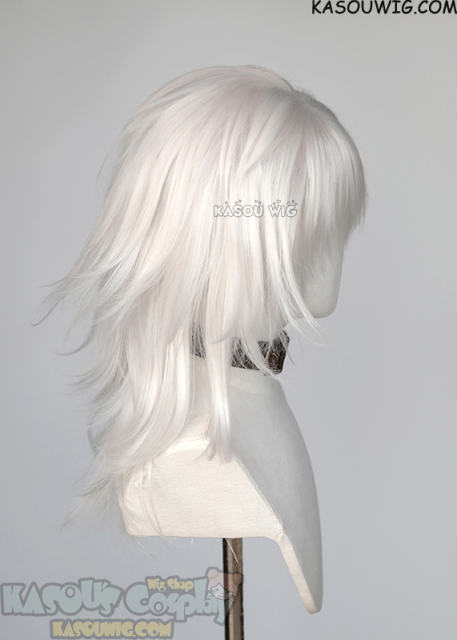 Nier Replicants Nier brother medium length white layered wig