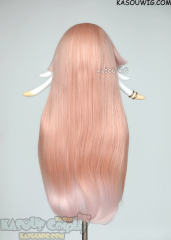 Genshin Impact Yanfei 80cm long straight wig, pink ombre